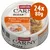 animonda Carny Ocean Weißer Thunfisch + Garnelen, confezione 24x80g, immagine di una scatoletta con cibo per gatti e un gatto arancione. Testo in tedesco sull'etichetta. animonda Carny Ocean Weißer Thunfisch + Garnelen, confezione 24x80g, immagine di una scatoletta con cibo per gatti e un gatto arancione. Testo in tedesco sull'etichetta.