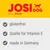 JosiDog powered by Josera. Glutenfrei, Quelle für Vitamin E, made in Germany.