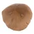 Coque de noix de coco naturelle, vue du dessus, surface fibreuse marron, sans marque ni texte visible.