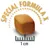 Immagine di un cubo con la scritta 'Special Formula X' e indicazione della misura 1 cm.