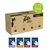 Purina Felix Sensations Gelees box, 120 pouches. Visible flavours: Lamm, Huhn, Rind, Ente. Four sample pouches shown below with Felix cat image and Jellies branding.