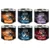 Boîtes de pâtée pour chat Wild Freedom 200 g : Wide Country Chicken, Cold River Chicken with Pollock, Wild Hills Chicken with Duck, High Valley Chicken with Beef. Marques et saveurs visibles.