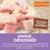 Nature's Variety, morceaux de dinde désossée. Texte visible : +PROTÉINES +QUALITÉ +DIGESTIBILITÉ. DINDE DÉSOSSÉE. Notre viande désossée est hautement digestible (>95 %).