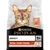 Purina Pro Plan Adult 1+ Vital Functions macskaeledel csomagolás, No1 Ingredient Salmon felirattal, narancssárga sávban: Vital Functions, macska illusztrációval. Purina Pro Plan Adult 1+ Vital Functions macskaeledel csomagolás, No1 Ingredient Salmon felirattal, narancssárga sávban: Vital Functions, macska illusztrációval.