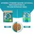 Purina ONE Indoor Formula karma dla kotów: opakowanie suchej 750 g i mokrej 85 g, miska z suchą i mokrą karmą. Napis: Wypróbuj żywienie łączone już dzisiaj. Inna konsystencja, ten sam wspaniały smak.