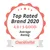 Top Rated Brand 2020, 4,0 / 5 GOOD, Average Rating, CheckForPet. Текстът е на английски език.
