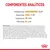 Componentes analíticos: proteína bruta 30,0 %, grasa bruta 11,0 %, ceniza bruta 5,8 %, fibra bruta 4,4 %. Composición detallada de ingredientes y aditivos nutricionales visibles.