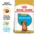 ROYAL CANIN PUPPY Dachshund, granula vyrobená na mieru, podpora imunitného systému. Balenie krmiva s obrázkom psa a zvýraznenými vlastnosťami produktu.