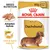 Royal Canin Adult Dachshund 85 g x12 märkäruokapakkaus, näkyvissä annospalat, tekstit: Breed Nutrition, Adapted texture, Joint & bone support Royal Canin Adult Dachshund 85 g x12 märkäruokapakkaus, näkyvissä annospalat, tekstit: Breed Nutrition, Adapted texture, Joint & bone support