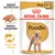 Royal Canin Adult Poodle, pack de 12 sobres de 85 g. Texto visible: textura adaptada, salud del pelaje, Breed Nutrition.