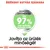 Érzékeny kutyák számára. Bizonyított eredmények: akár 97%-ban optimális minőségű ürülék. Javítja az ürülék minőségét.