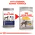 Royal Canin Dermacomfort Maxi hundfoder, bild på gammal och ny förpackning. Text: Nytt utseende, samma formula. Synliga märkningar: Reduced Allergen Formula, 91 % nöjda hundägare.