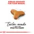 Kibbles designed for Bengal cats with tailor-made nutrition, showing a specially shaped kibble and text highlighting its customised nutritional benefits.