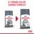 Royal Canin Care Oral csomagolás új külsővel: Royal Canin Care Dental. Felirat: Új termék külső, azonos formula. Macska képe mindkét csomagon.