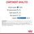 Componenti analitici: proteina grezza 10,0 %, oli e grassi grezzi 2,1 %, ceneri grezze 1,7 %, fibra grezza 1,2 %, umidità 82,0 %