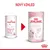 ROYAL CANIN Babycat milk – změna vzhledu obalu. Vlevo starý design, vpravo nový design s textem BABYCAT MILK LAIT POUR CHATONS 0–2 months a obrázkem kotěte.
