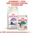Royal Canin Regular Sterilised 7+ tørfoder og Royal Canin Instinctive 7+ vådfoder. Tekst: Kombiner 1 pose med kattens daglige foderpiller.
