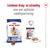 Royal Canin maxi adult 5+ droogvoer (26–44 kg) en natvoer, tekst: Combineer droog- en natvoeding voor een optimale voedingservaring. Beide verpakkingen en voer zichtbaar.