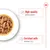 Wet food chunks in gravy with highlighted features: high-quality protein content and enriched with vitamins C and E.