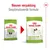 Royal Canin X-Small Adult hondenvoer, nieuwe verpakking en geoptimaliseerde formule zichtbaar op beide zakken. Tekst: 'Nieuwe verpakking, Geoptimaliseerde formule'.