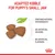 Adapted kibble for small jaws. Contains natural antioxidants, no artificial colours, and no artificial flavours.