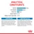 Analytical constituents: protein 31%, fat 20%, crude ash 8%, crude fibres 1.4%, omega-3 fatty acid (DHA) 0.17%. Lists composition and additives per kg, including vitamins and minerals.