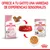 Royal Canin Kitten para gatos hasta 12 meses: saco de pienso, sobre de comida húmeda y cuenco rojo con ambos alimentos. Texto: Ofrece a tu gatito una variedad de experiencias sensoriales.