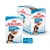 Royal Canin Puppy Maxi 2–15 months, pachet cu 10 plicuri a câte 140 g, imagine cu ambalajul și cutia produsului, etichetă Stage 3 și poza unui cățel pe ambalaj.