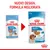 ROYAL CANIN Puppy Medium 140 g, nuovo design e formula migliorata. Confezioni mostrate: peso adulto 11–25 kg, per cuccioli 2–12 mesi, senza conservanti.