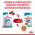 ROYAL CANIN Puppy Medium 2–12 mois, croquettes et sachet fraîcheur visibles, gamelle rouge avec aliments, texte en allemand : GÖNNEN SIE IHREM WELPEN ABWECHSLUNGSREICHE SENSORISCHE ERLEBNISSE.