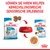 ROYAL CANIN Puppy Mini 2–10 mois, croquettes et sachet 85 g pour chiot, gamelle rouge remplie, texte en allemand : GÖNNEN SIE IHREM WELPEN ABWECHSLUNGSREICHE SENSORISCHE ERLEBNISSE.