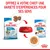 ROYAL CANIN PUPPY MINI 2–10 mois, croquettes et sachet fraîcheur 85 g pour chiot, présentation des aliments secs et humides dans une gamelle. Texte : Offrez à votre chiot une variété d’expériences pour ses sens.