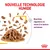 Nouvelle technologie humide, bouchées régulières en sauce à la texture onctueuse. Morceaux de nourriture humide présentés sur fond blanc, logo Royal Canin visible.