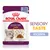 ROYAL CANIN SENSORY TASTE macskaeledel, 85 g, kocsonya. Csomagoláson macska képe és eledel darabok láthatók. Felirat: SENSORY TASTE KOCSONYA. ROYAL CANIN SENSORY TASTE macskaeledel, 85 g, kocsonya. Csomagoláson macska képe és eledel darabok láthatók. Felirat: SENSORY TASTE KOCSONYA.
