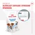 ROYAL CANIN Training Treats Tasty Chews Low Calorie 110 g, system zip ułatwiający zamykanie i otwieranie opakowania, ilustracja mechanizmu zamknięcia na opakowaniu.