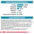 Analyse nutritionnelle : protéines 23 %, matières grasses 19 %, cendres brutes 8,1 %, fibres brutes 1 %, calcium 1,31 %, acides gras essentiels 4,15 %. Texte en allemand.