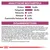 Analytische Bestandteile: Protein 14%, Fettgehalt 18%, Rohasche 4%, Rohfaser 2,4%, Essenzielle Fettsäure 4%. Zusammensetzung: Reis, Maisfuttermehl, tierisches Protein, Zusatzstoffe und Vitamine.