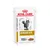 Royal Canin Veterinary Urinary S/O, Morsels in Gravy. Verpackung mit Katzenbild und goldener Textbox.