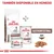 Royal Canin Gastrointestinal seco y húmedo para perros, envases con imagen de perro. Texto: 'TAMBIÉN DISPONIBLE EN HÚMEDO', 'GASTROINTESTINAL', 'PATÉ'.