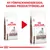 Ny förpackningsdesign, samma produktfördelar. Två påsar Royal Canin Veterinary Gastrointestinal Moderate Calorie hundfoder visas sida vid sida med pil mellan dem.