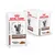 Royal Canin Veterinary Gastrointestinal Thin Slices in Gravy. Verpackung mit Katzenbild und braunem Design.