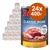 Rocco Classic Pork с говеждо и пиле, 24 консерви по 400 г. Видими надписи: 100% fresh ingredients & grain-free recipe, with beef & chicken. Rocco Classic Pork с говеждо и пиле, 24 консерви по 400 г. Видими надписи: 100% fresh ingredients & grain-free recipe, with beef & chicken.