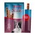 Emballage de friandises pour chien Rocco Sticks, texte visible : With beef, Soft & easy to portion!, image d’un chien noir et blanc, bâtonnets visibles dans l’emballage.