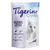 Opakowanie Tigerino Crystals Silicate Litter 5 l, z białym kotem, napisy: light & economical, stops odours before they arise, inhibits bacterial growth, dust-free, with lavender scent.
