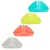 Quattro toilette angolari per piccoli animali in plastica, colori visibili: azzurro, giallo, arancione e bianco. Forma triangolare adatta agli angoli. Quattro toilette angolari per piccoli animali in plastica, colori visibili: azzurro, giallo, arancione e bianco. Forma triangolare adatta agli angoli.