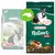 Versele-Laga Cuni Nature and Versele-Laga Nature Original Cuni rabbit food packaging, green arrow indicating packaging change. Visible text: 'Original Recipe Original Taste', 2.5 kg. Versele-Laga Cuni Nature and Versele-Laga Nature Original Cuni rabbit food packaging, green arrow indicating packaging change. Visible text: 'Original Recipe Original Taste', 2.5 kg.
