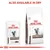 Image shows Royal Canin Gastrointestinal veterinary food in wet and dry forms, with text stating 'Also available in dry'.