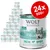 24 консерви Wolf of Wilderness Arctic Spirit, 800 г. Видим текст: 100% Grain-Free, Arctic Spirit, Reindeer with fruits of the forest, roots and wild herbs.