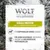 Texte en allemand : Wolf of Wilderness, Single Protein, 100 % getreidefreie Rezeptur, für empfindliche Hunde geeignet, vielfältiges Angebot an hochwertigen Proteinquellen.
