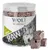 Wolf of Wilderness RAW Lamb Lung, gefriergetrockneter Snack im Behälter mit sichtbaren Stückchen. Verpackung zeigt Wolf und Produktname.